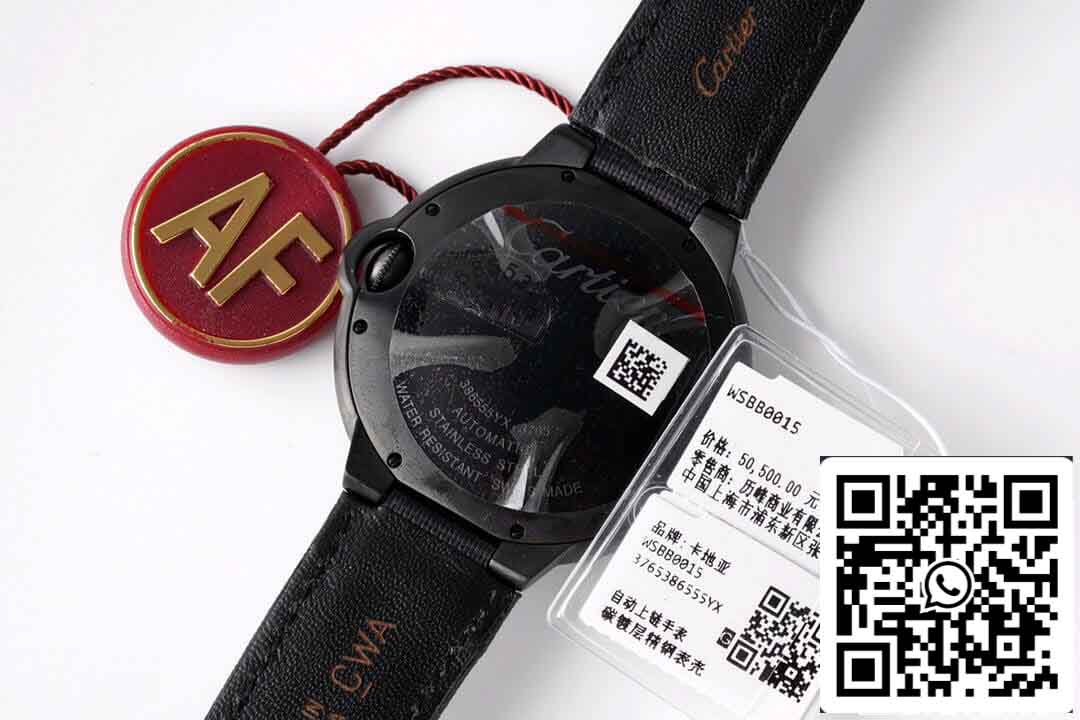 replica Ballon Bleu De Cartier 42MM WSBB0015 edizione migliore AF Fabbrica quadrante nero
