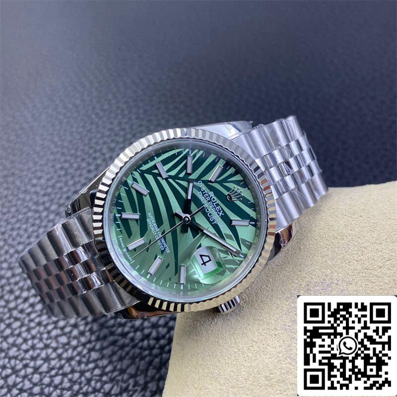 Rolex Datejust M126234-0047 36MM 1:1 edizione migliore VS Fabbrica quadrante verde