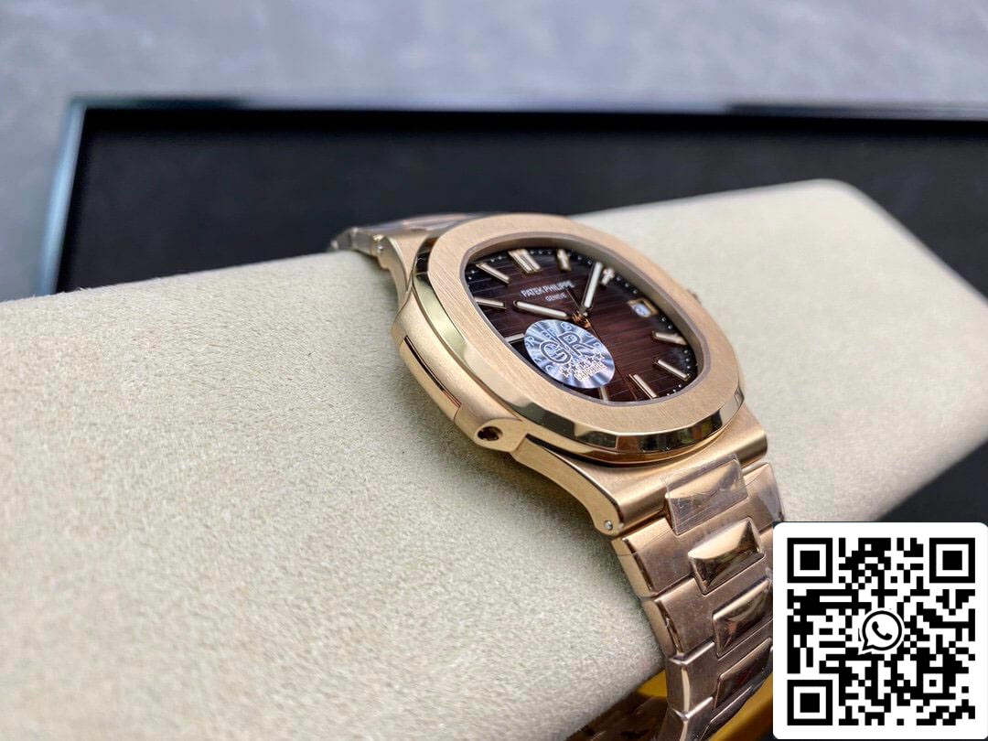 Patek Philippe Nautilus 5711/1R-001 1:1 edizione migliore GR Fabbrica V2 Brown Gradient quadrante