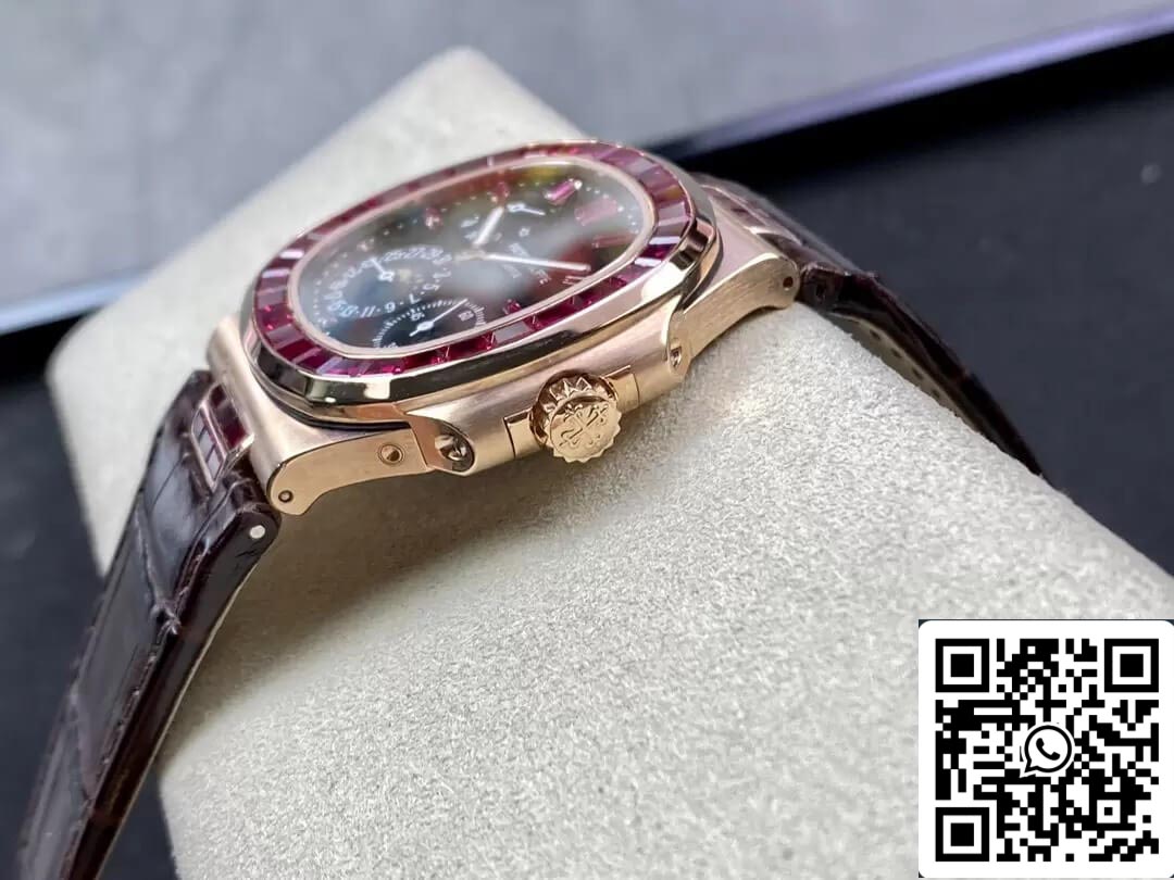Patek Philippe Nautilus 5724 1:1 edizione migliore GR Fabbrica Rosa Oro Cassa