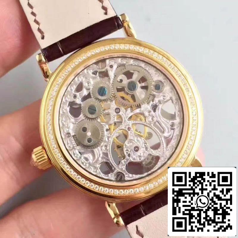 Piaget High-grade Jewelry Mechanical Watches 1:1 Best Edition SWISS Tourbillon Crocodile Leather cinturino