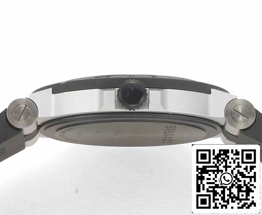 Bvlgari Aluminio 103445 1:1 edizione migliore BV Fabbrica quadrante nero