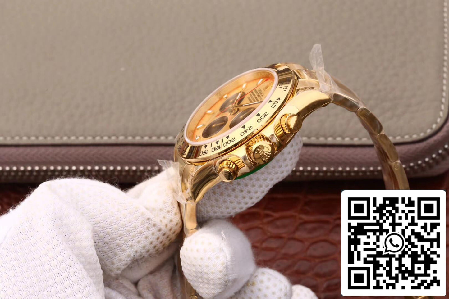 Rolex Daytona 116508 1:1 edizione melhor JH Fabbrica Cronógrafo Amarelo Ouro Preto