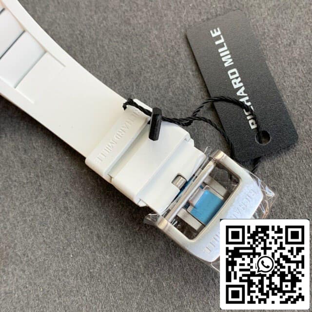 Richard Mille RM055 1:1 Best Edition KV Fabbrica V2 Cinturón de caucho cerámico