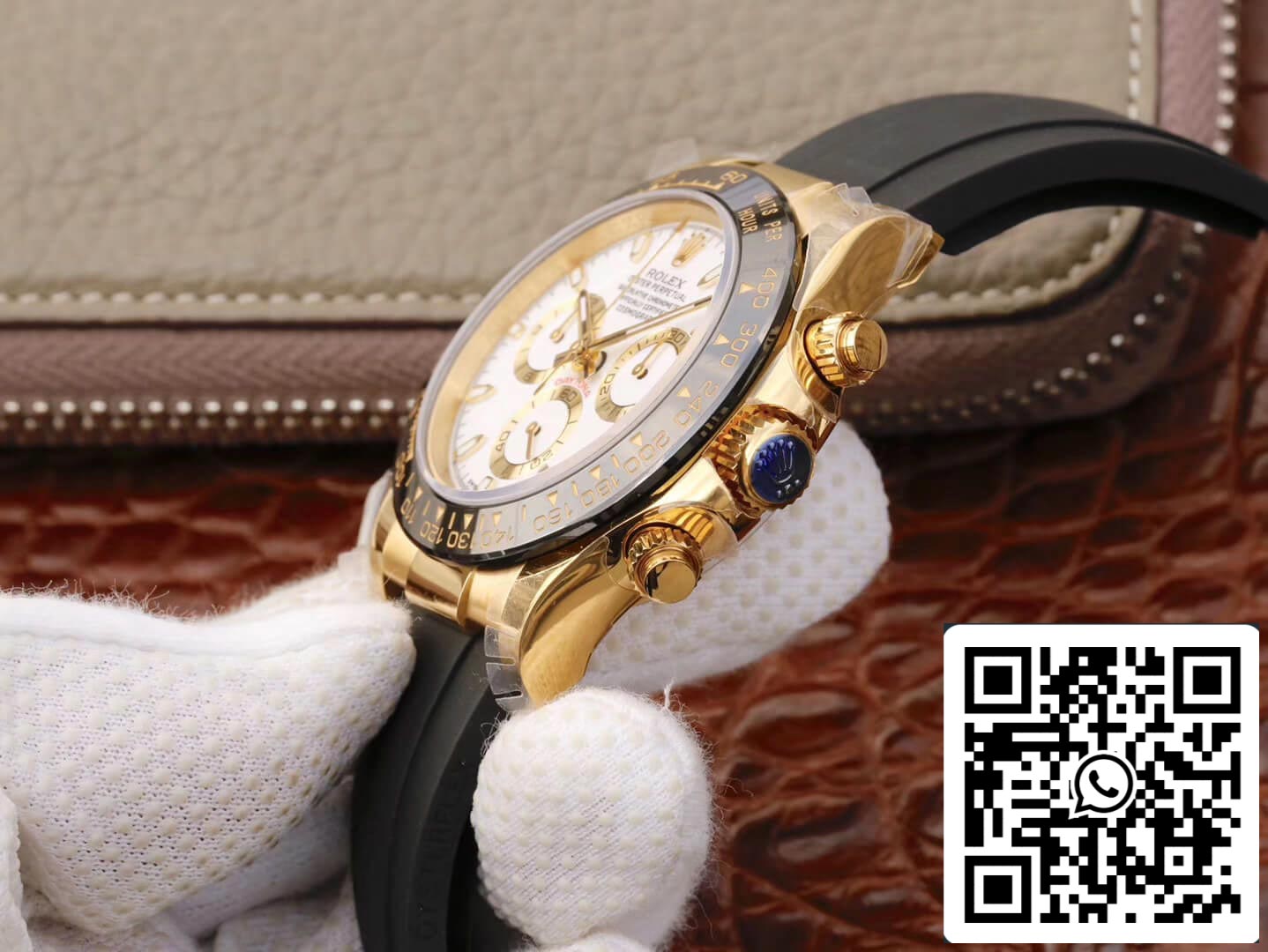 Rolex Daytona Cosmograph M116518ln-0041 1:1 edição melhor JH Fabbrica lunetta em cerâmica
