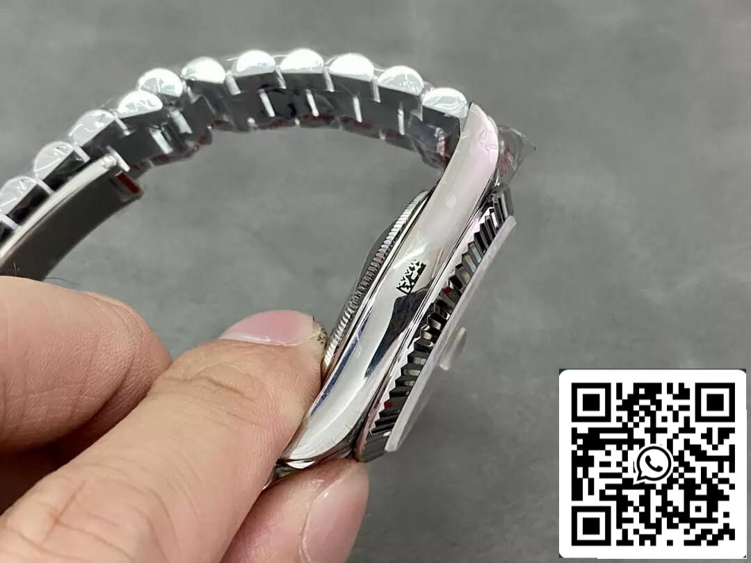 Rolex Day Date M228236-0002 1:1 edição melhor GM Fabbrica quadrante argento V2