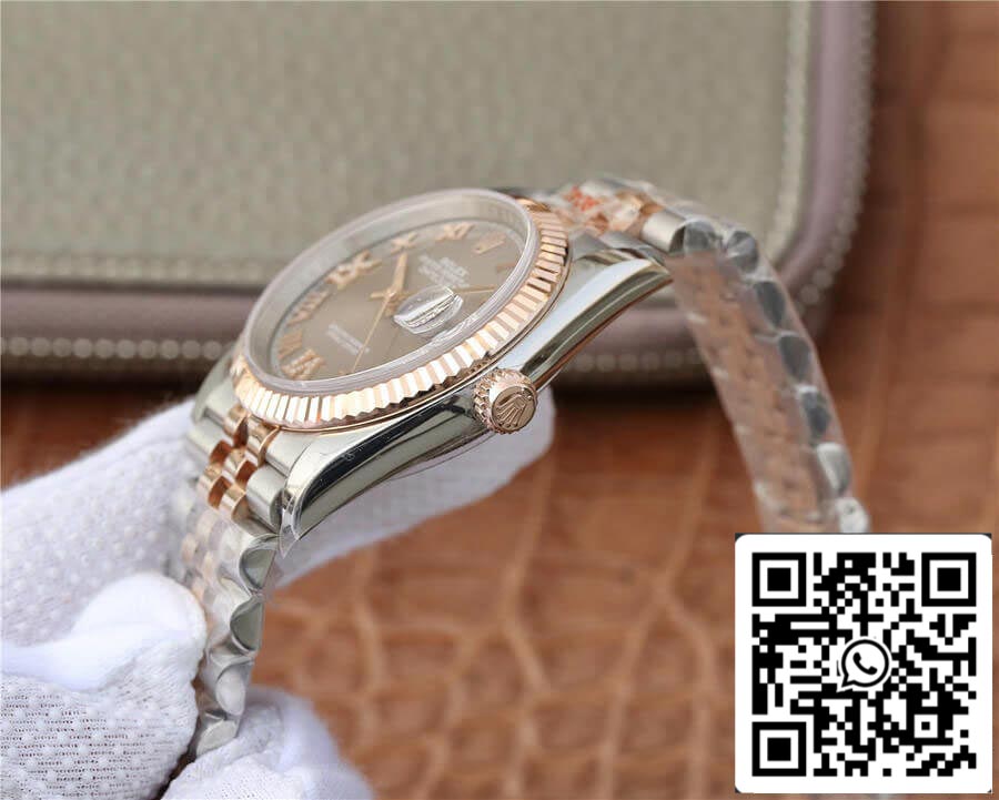 Rolex Datejust M126231-0023 36MM 1:1 edizione migliore GM Fabbrica Grigio quadrante