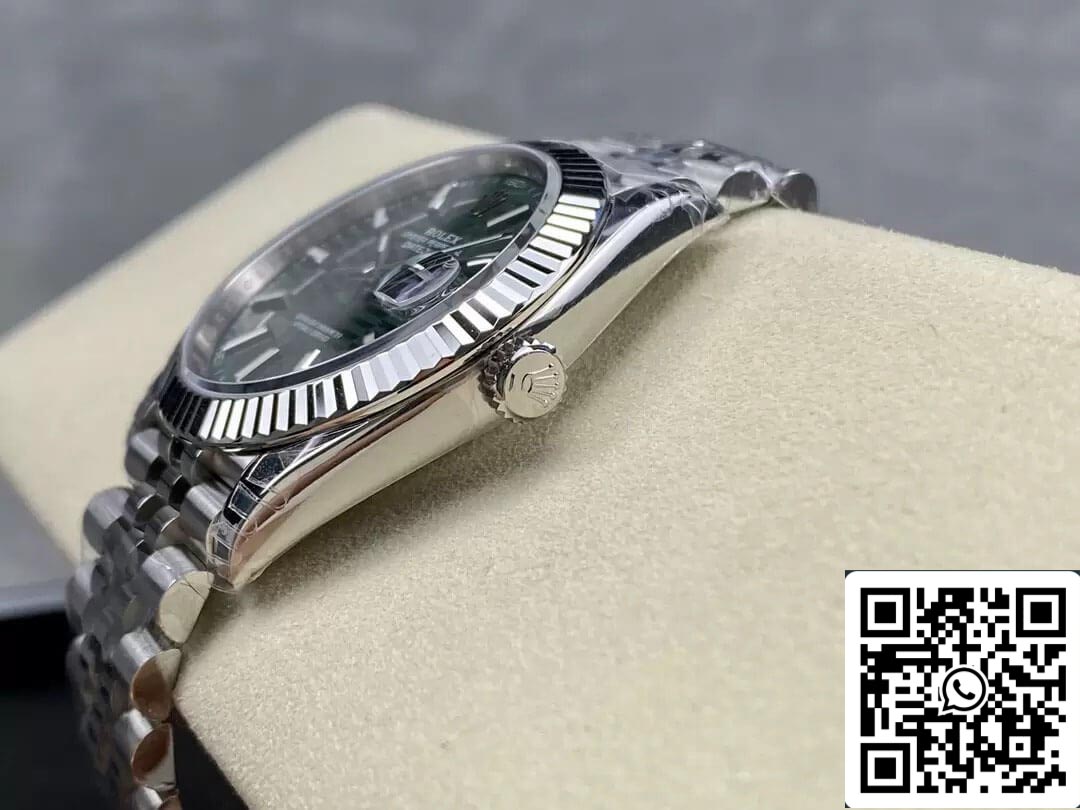 Rolex Datejust M126334-0030 41MM 1:1 edizione migliore VS Fabbrica quadrante verde