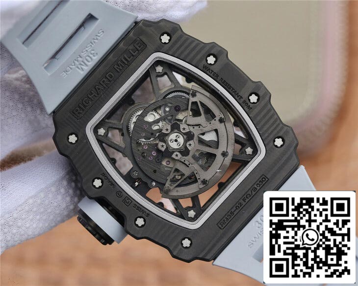 Richard Mille RM-035 KV Fabbrica 1:1 Best Edition Black Carbon Fiber