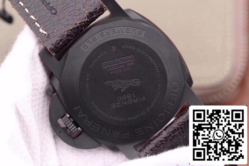 Panerai Luminor Submersible PAM508 VS Fabbrica 1:1 edizione migliore Swiss ETA P9000 Nero Superlumed quadrante