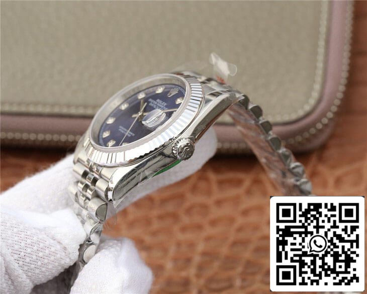 Rolex Datejust M126234-0037 1:1 edizione migliore GM Fabbrica Diamond-set quadrante blu