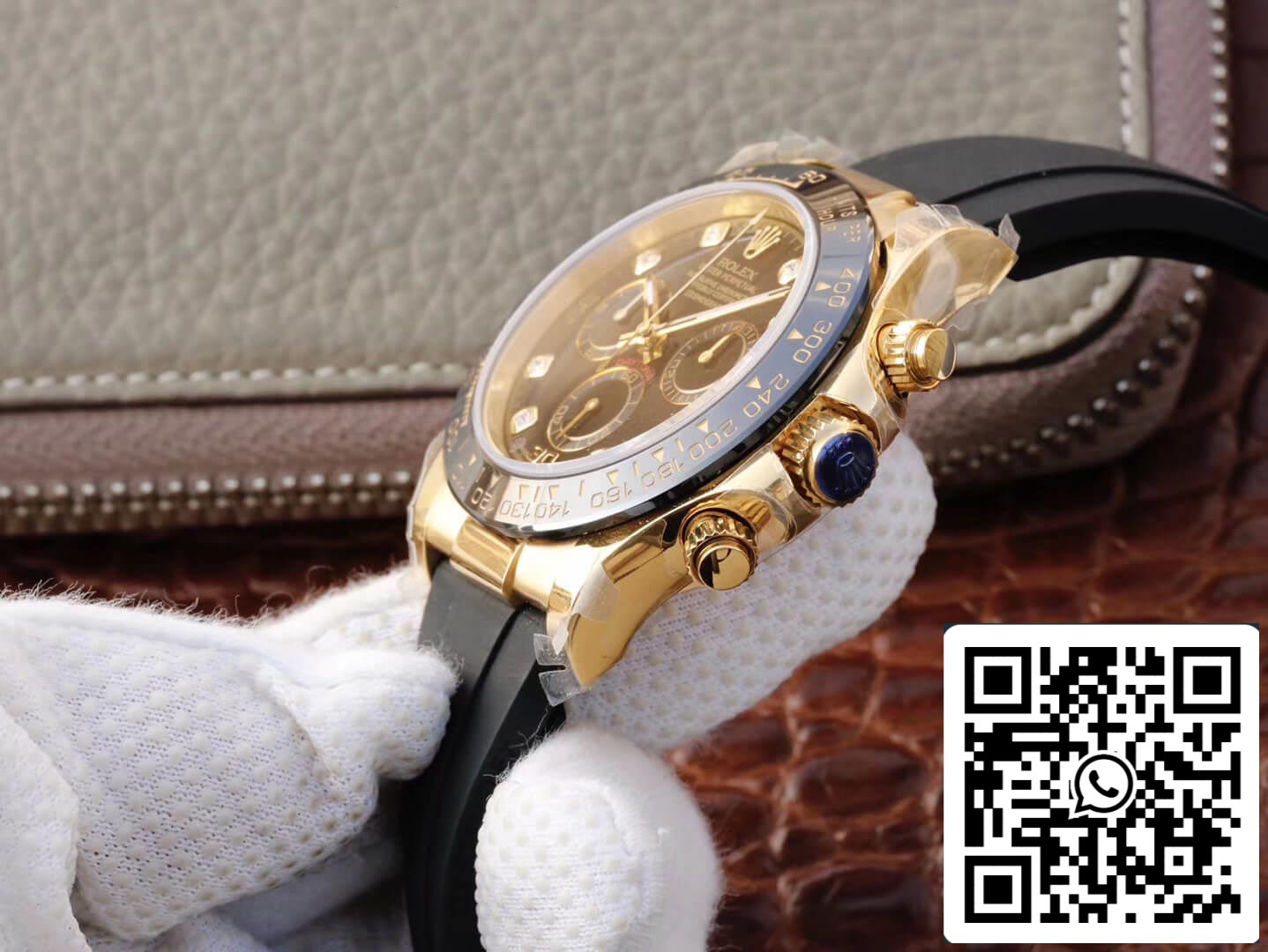 Rolex Daytona Cosmograph M116518ln-0046 1:1 edição melhor JH Fabbrica mostrador preto