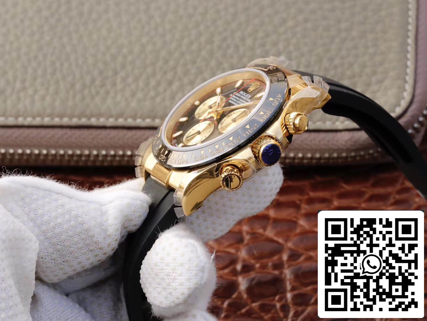 Rolex Daytona Cosmograph M116518ln-0047 1:1 edizione melhor JH Fabbrica Cronógrafo em ouro amarelo