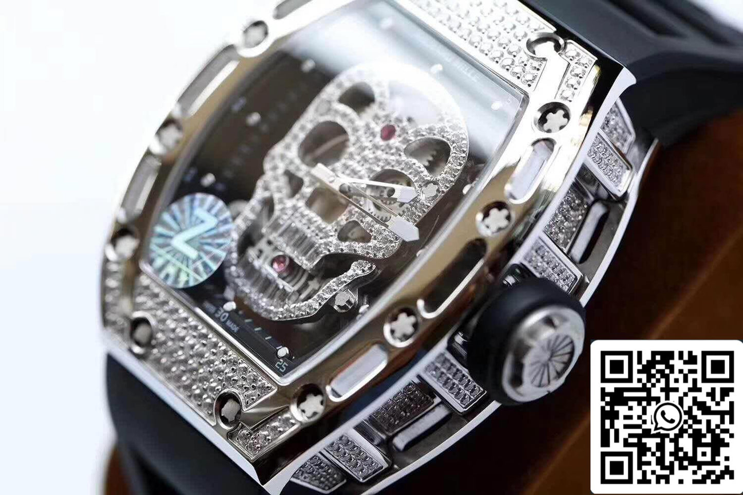 Richard Mille RM052 Z Fabbrica 1:1 Best Edition Swiss ETA6T51 black cinturino