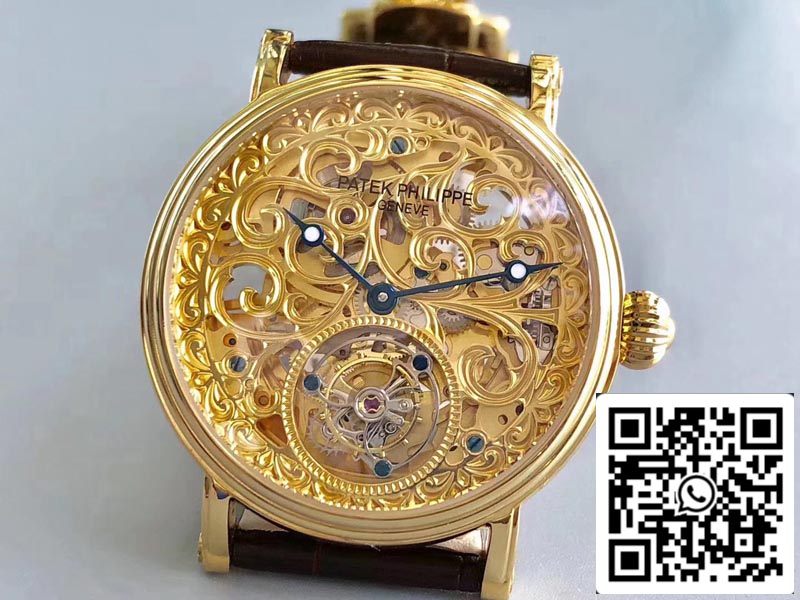 Patek Philippe Tourbillon P83000 1:1 Best Edition Yellow Gold Swiss Tourbillon