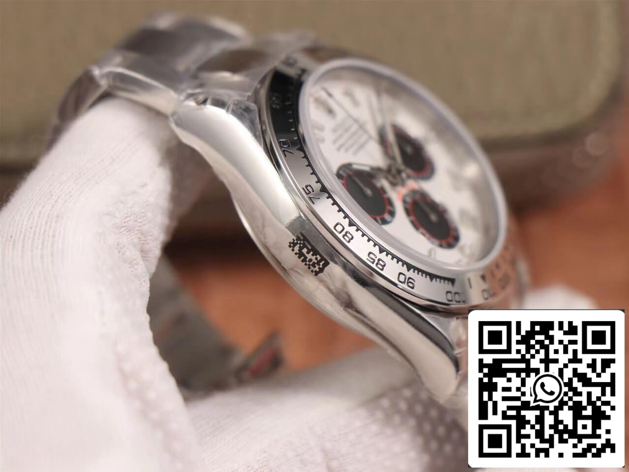 Rolex Daytona Cosmograph 116509 1:1 edição melhor JH Fabbrica ouro branco 18K