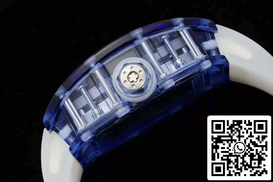 Richard Mille RM053-02 Tourbillon 1:1 Best Edition RM Fabbrica Blue Transparent Case