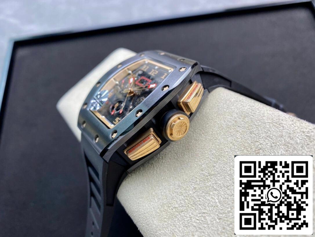 Richard Mille RM011 1:1 Melhor Edição KV Fabbrica Mostrador Esqueleto de Cerâmica
