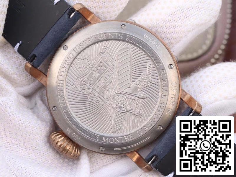 Zenith Pilot Type 20 Extra Special XF Fabbrica 1:1 Mejor Edición Suiza ETA9015