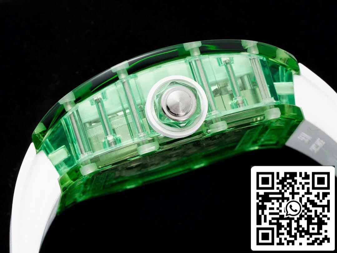 Richard Mille RM 56-01 Tourbillon 1:1 Best Edition RM Fabbrica Green Transparent Case