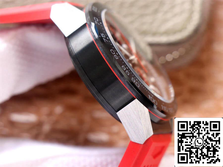 TAG Heuer Carrera CAR2A1Z.FT6050 1:1 Best Edition XF Fabbrica Red Rubber cinturino