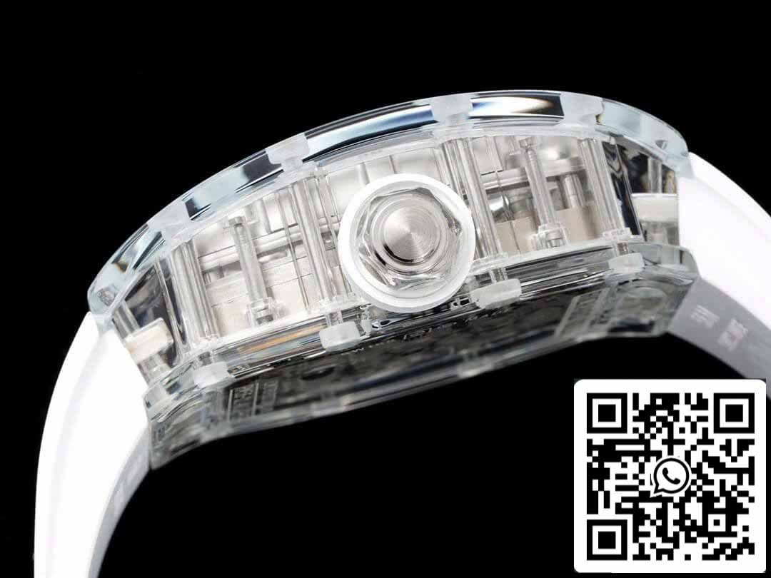 Richard Mille RM 56-01 Tourbillon 1:1 Best Edition RM Fabbrica White Rubber cinturino