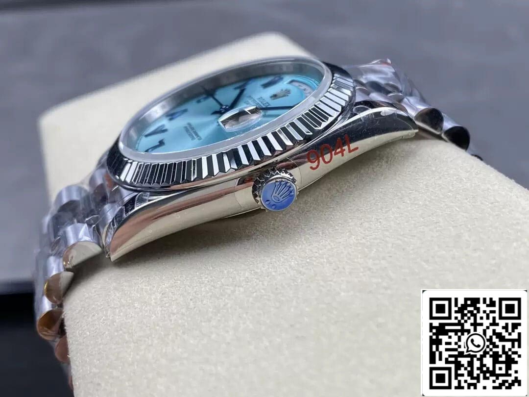 Rolex Day Date M228236 1:1 edizione migliore GM Fabbrica V2 Middle Eastern quadrante blu