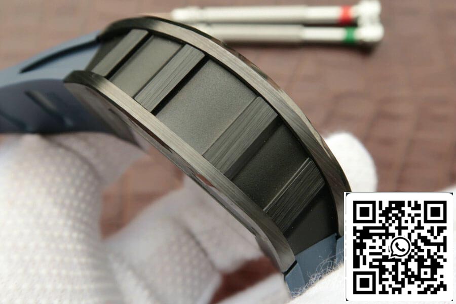 Richard Mille RM055 1:1 Melhor Edição KV Fabbrica Cinturino Azul Escuro