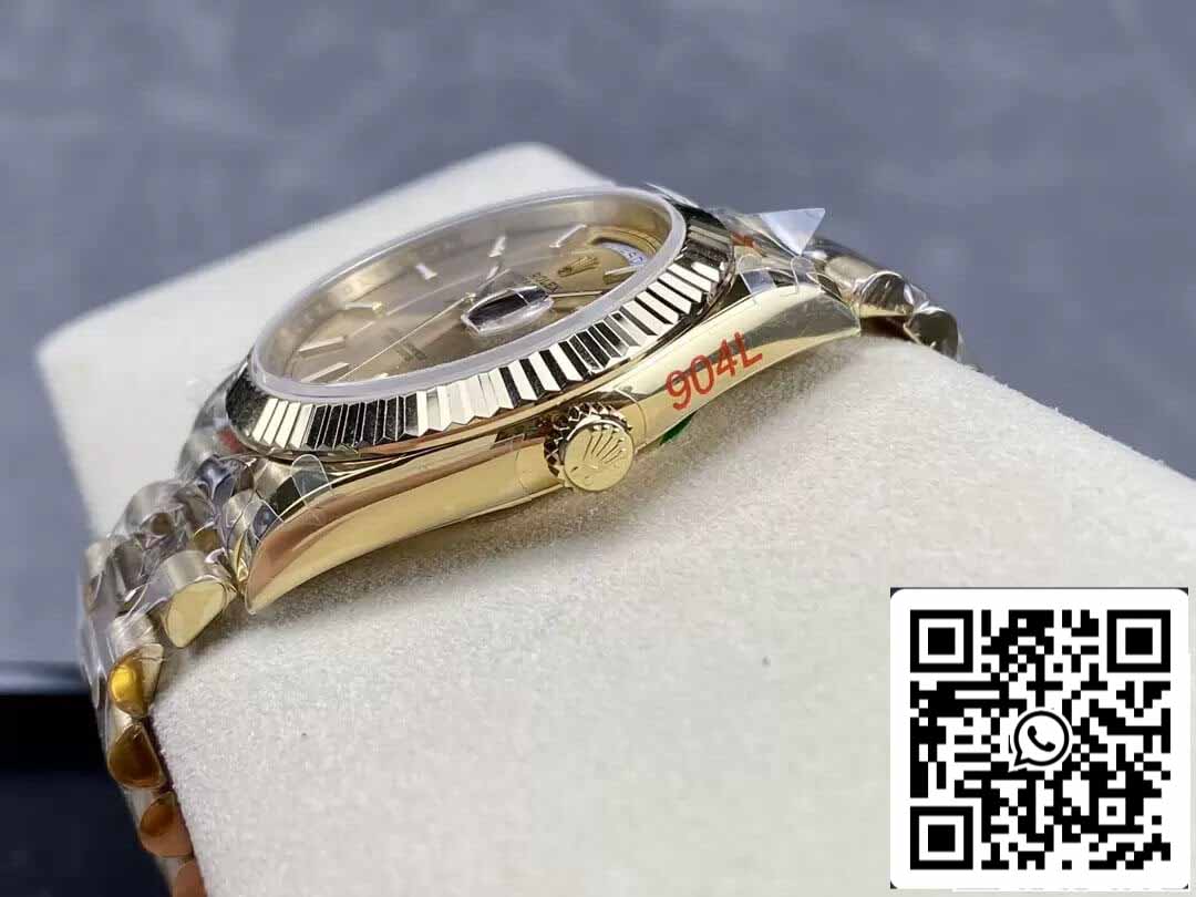 Rolex Day Date M228238-0003 1:1 edição melhor GM Fabbrica V2 versão de contrapeso