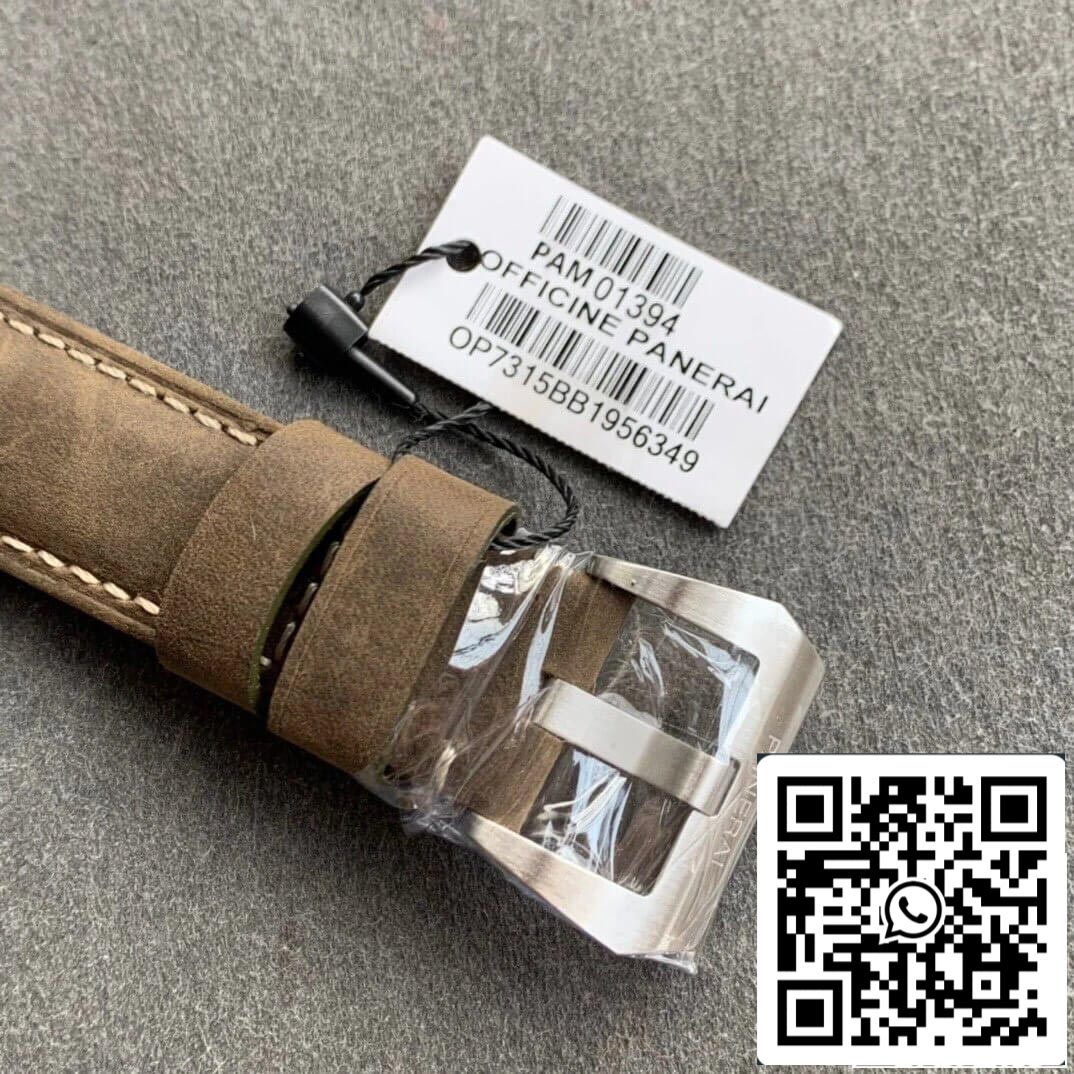 Panerai Luminor PAM01394 1:1 edizione migliore VS Fabbrica quadrante bianco
