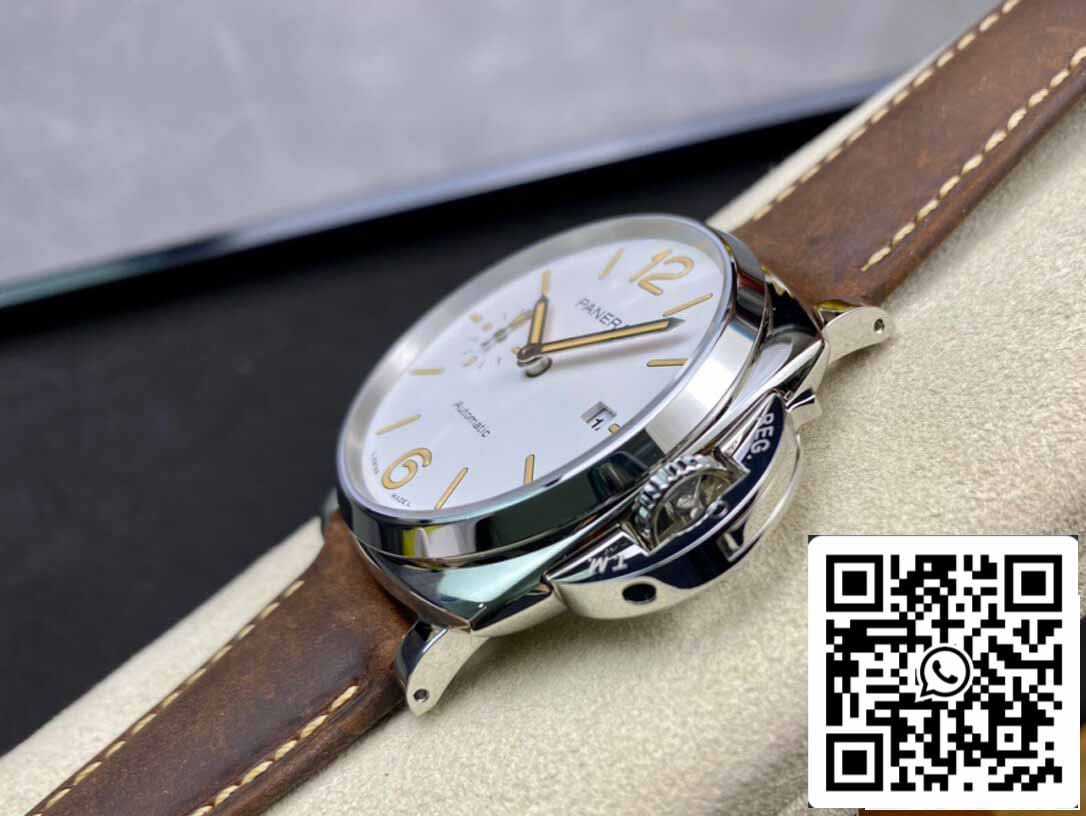 Panerai Luminor PAM01046 1:1 edizione migliore VS Fabbrica quadrante bianco