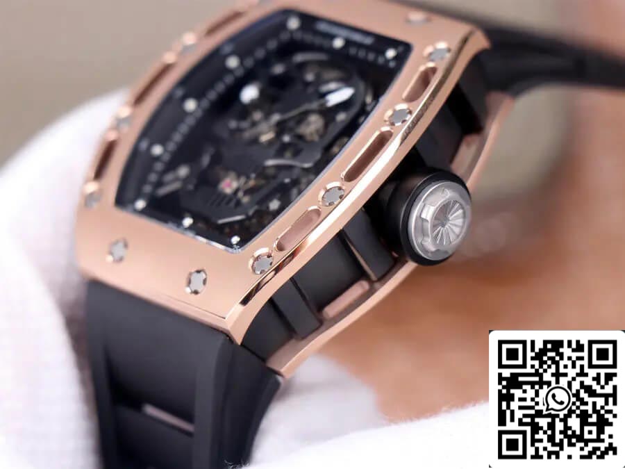 Richard Mille RM52-01 Tourbillon 1:1 edizione migliore JB Fabbrica Rose Gold Case