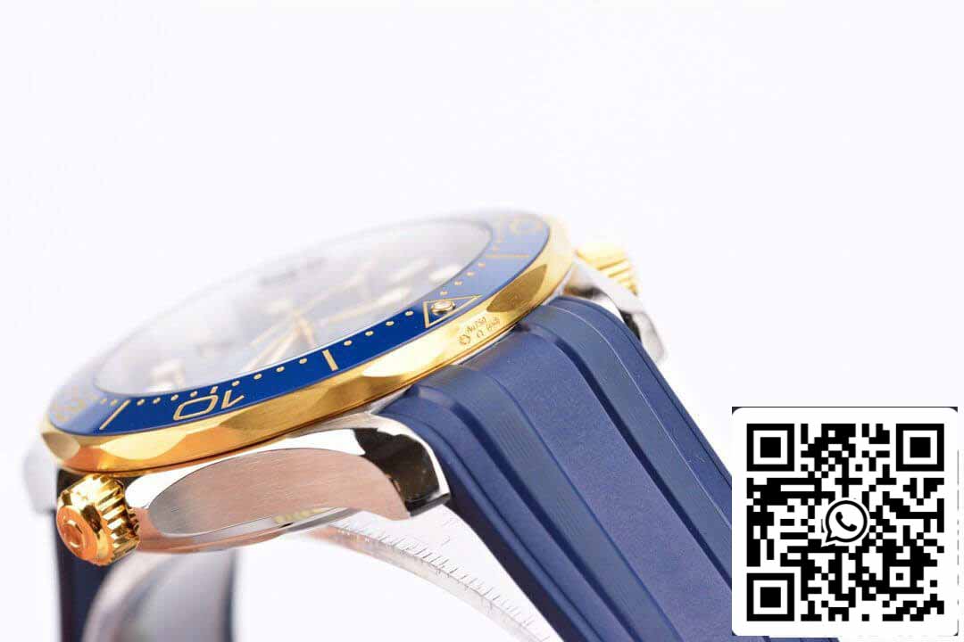 Omega Seamaster Diver 300M 210.22.42.20.03.001 1:1 edição melhor VS Fabbrica Gomma cinturino