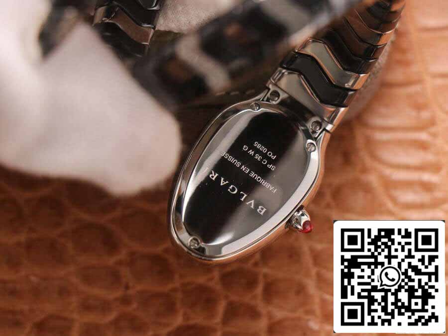 Bvlgari Serpenti 102129 1:1 edição melhor BV Fabbrica acciaio inossidabile Diamond