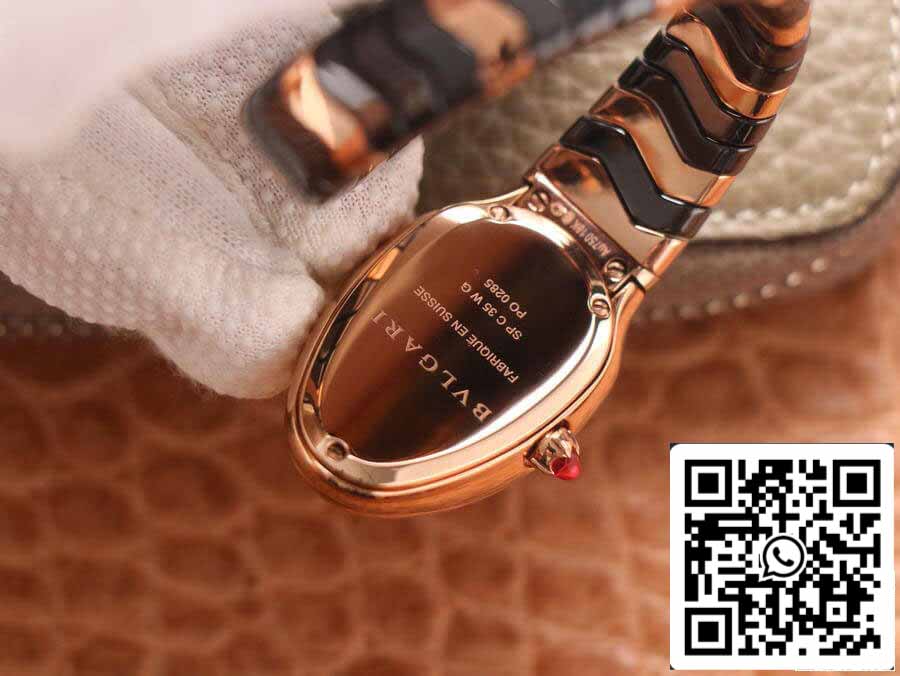 Bvlgari Serpenti 1:1 edição melhor BV Fabbrica Rosa Oro Cassa