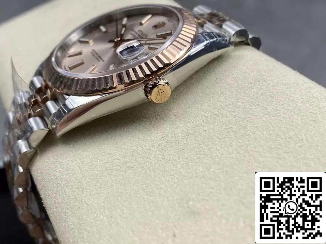 Rolex Datejust M126331-0010 1:1 edizione migliore VS Fabbrica Rosa Oro