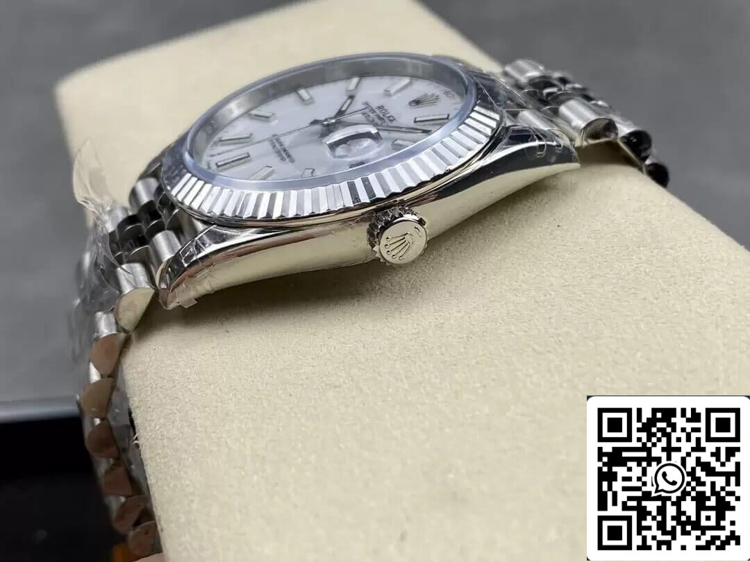 Rolex Datejust M126334-0010 1:1 edizione migliore VS Fabbrica quadrante bianco