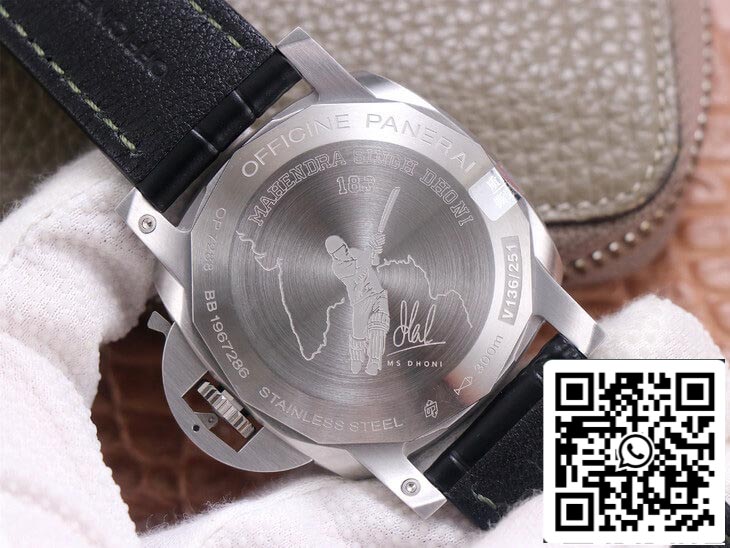 Panerai Luminor PAM1056 1:1 edição melhor VS Fabbrica quadrante verde