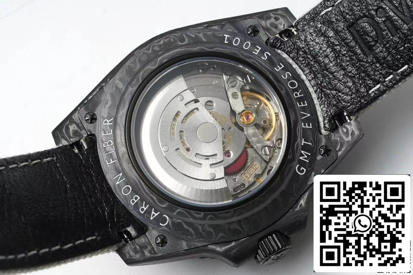 Rolex GMT-MASTER II Diw 1:1 edizione migliore fibra di carbonio Fabric cinturino