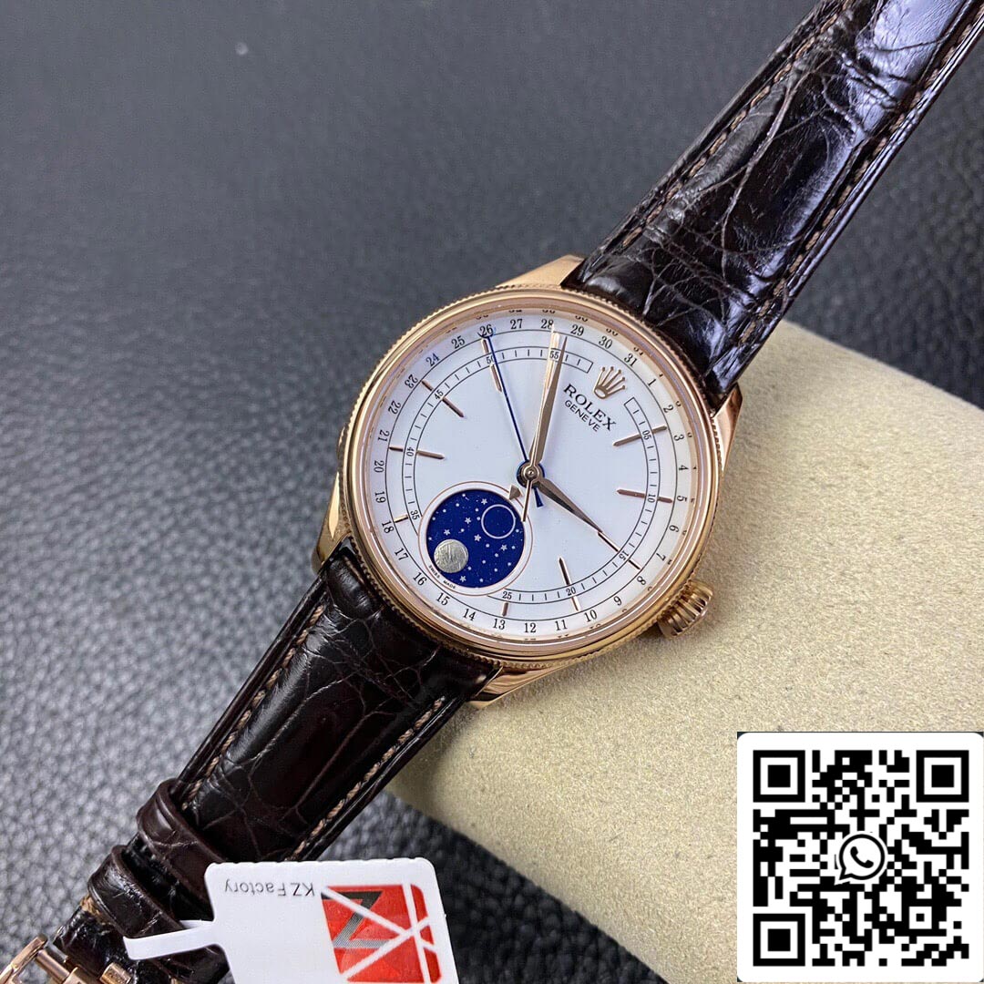 Rolex Cellini M50535-0002 1:1 Best Edition KZ Fabbrica White Dial
