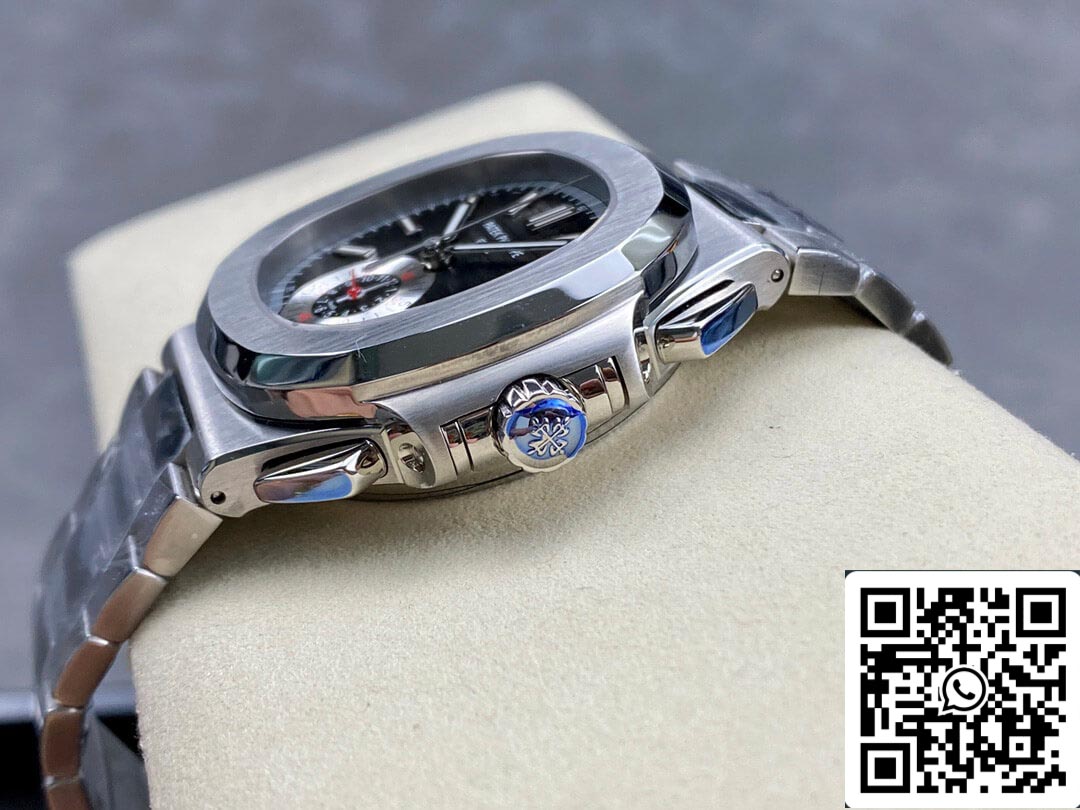 Patek Philippe Nautilus 5980/1A-014 1:1 Best Edition PPF Fabbrica Black Dial