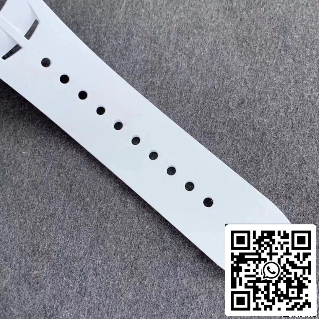 Richard Mille RM011-03 1:1 Best Edition KV Fabbrica White cinturino