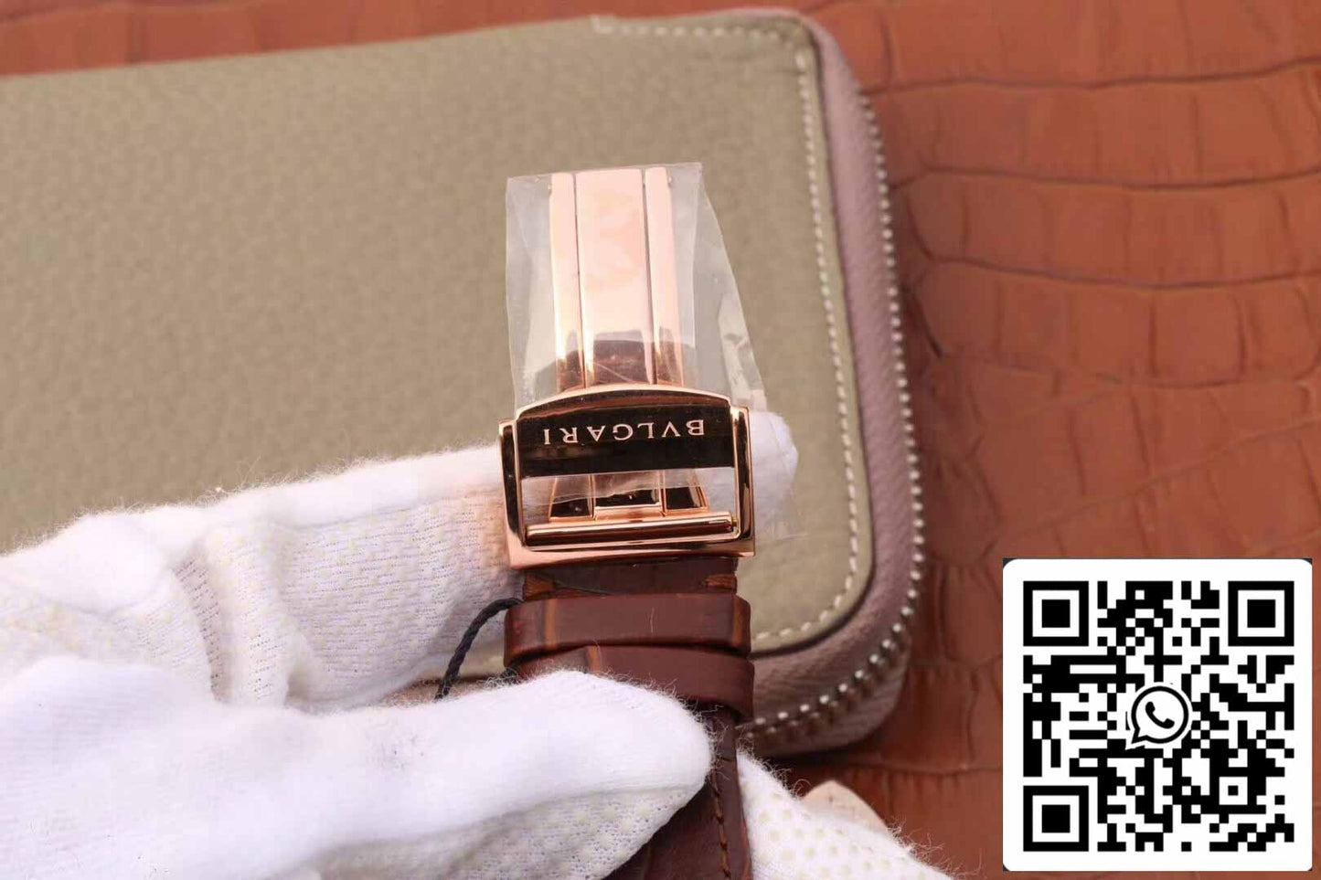 Bvlgari Octo 102119 BGOP38WGLD 1:1 edición mejor cuadrante blanco