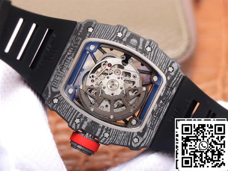 Richard Mille RM35-02 1:1 Best Edition ZF Fabbrica Carbon Fiber Case