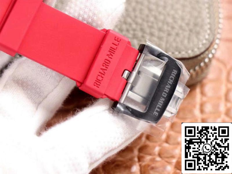 Richard Mille RM052-01 1:1 edizione migliore JB Fabbrica Red Ceramic Swiss Tourbillon