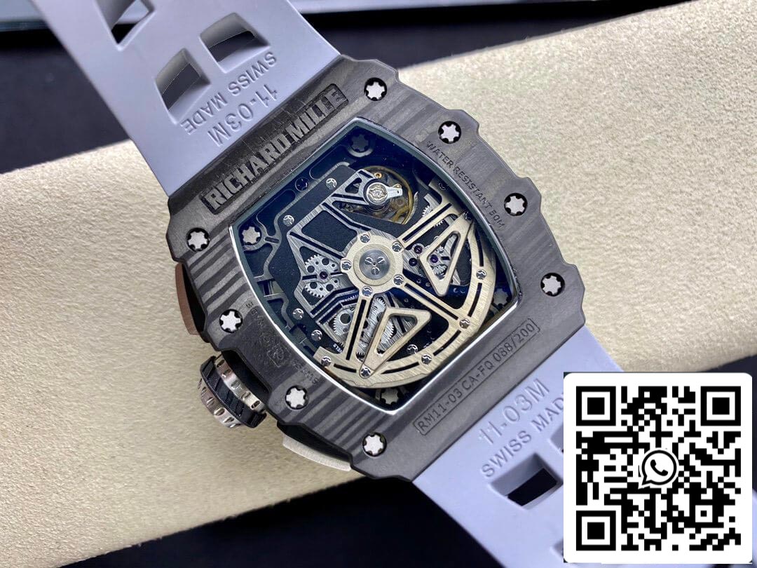 Richard Mille RM-011 1:1 Best Edition KV Fabbrica Forged Carbon Case