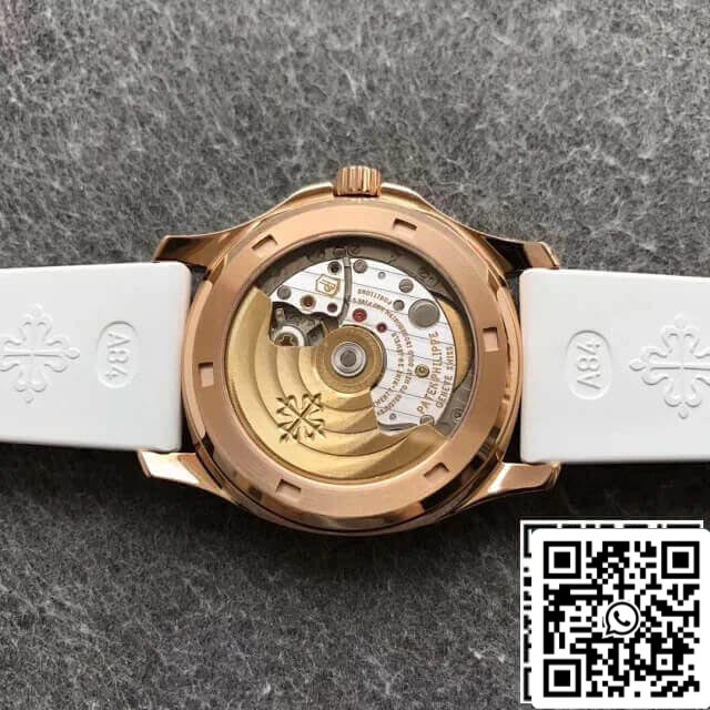 Patek Philippe Aquanaut 5068R-010 1:1 Best Edition PPF Fabbrica Rose Gold White Dial