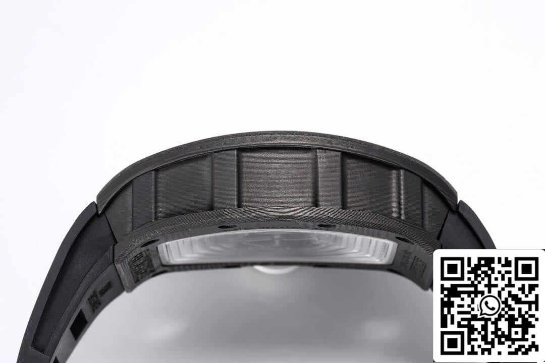 Richard Mille RM055 NTPT 1:1 edizione migliore BBR Fabbrica Nero cinturino