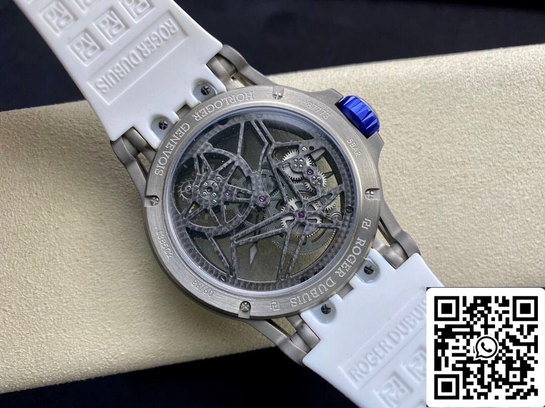 Roger Dubuis Excalibur RDDBEX0479 1:1 edizione migliore BBR Fabbrica Tourbillon Gomma cinturino