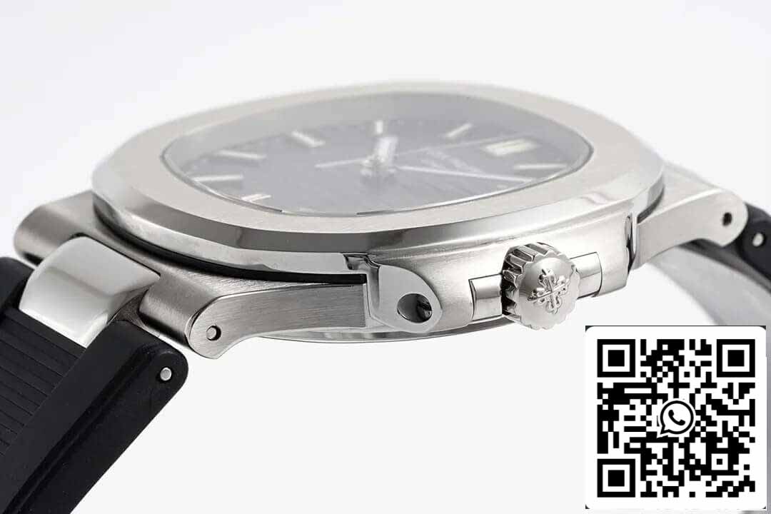 Patek Philippe Nautilus 5711 1:1 Best Edition PPF Fabbrica Black Rubber cinturino